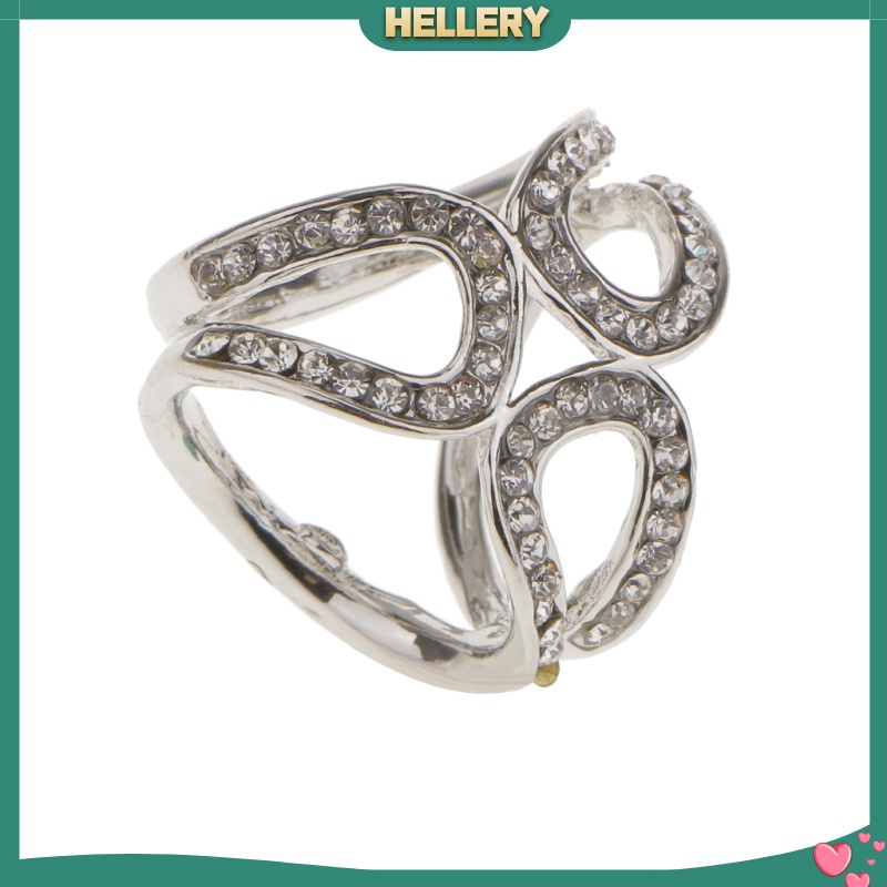 [HelleryVN] Kẹp Khăn Quàng Cổ 3 Vòng Đính Kim Cương Giả Thanh Lịch