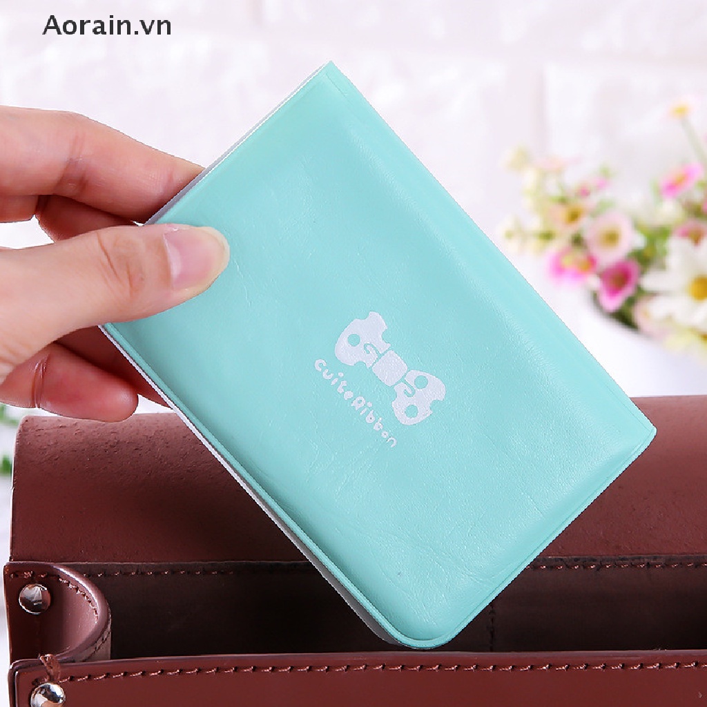1 Ví Đựng Thẻ, Hộ Chiếu Màu Kẹo Ngọt Ốp