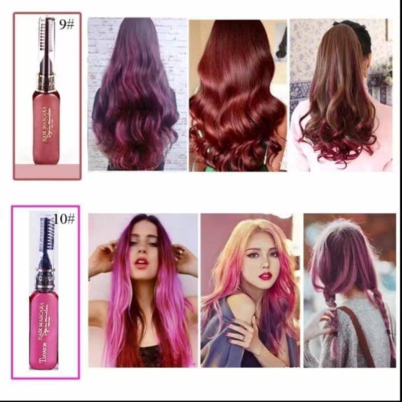 Set 6 Kem Nhuộm Tóc Tạm Thời Không Độc Hại An Toàn Cho Sức Khỏe