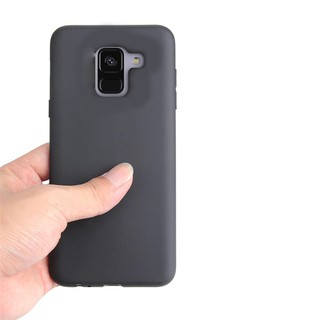 Ốp lưng dẻo đen Samsung A8 2018, A8 Plus 2018