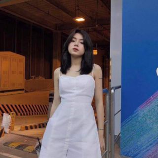 ĐẦM TRẮNG 2 DÂY ( ẢNH THẬT TRẢI SÀN )