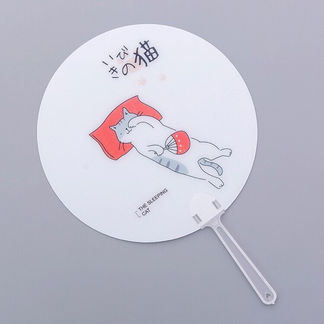 Quạt nhựa cầm tay hình dễ thương | BigBuy360 - bigbuy360.vn