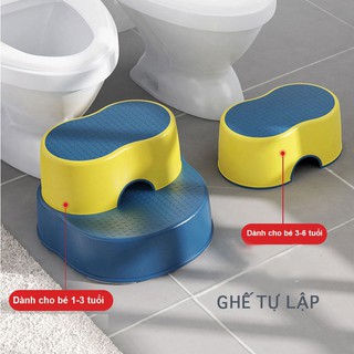 Ghế tự lập lắp ghép 2 tầng cho bé/ Ghế tắm 2 tầng có thê tháo rời