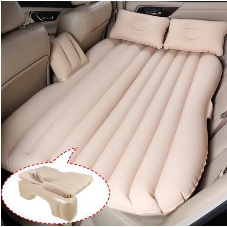 Đệm Hơi, Giường Hơi Ô Tô Vải Dù Hình Sao Cao Cấp – Chân Đế Rời Tiện Dụng Cho Xe Hơi