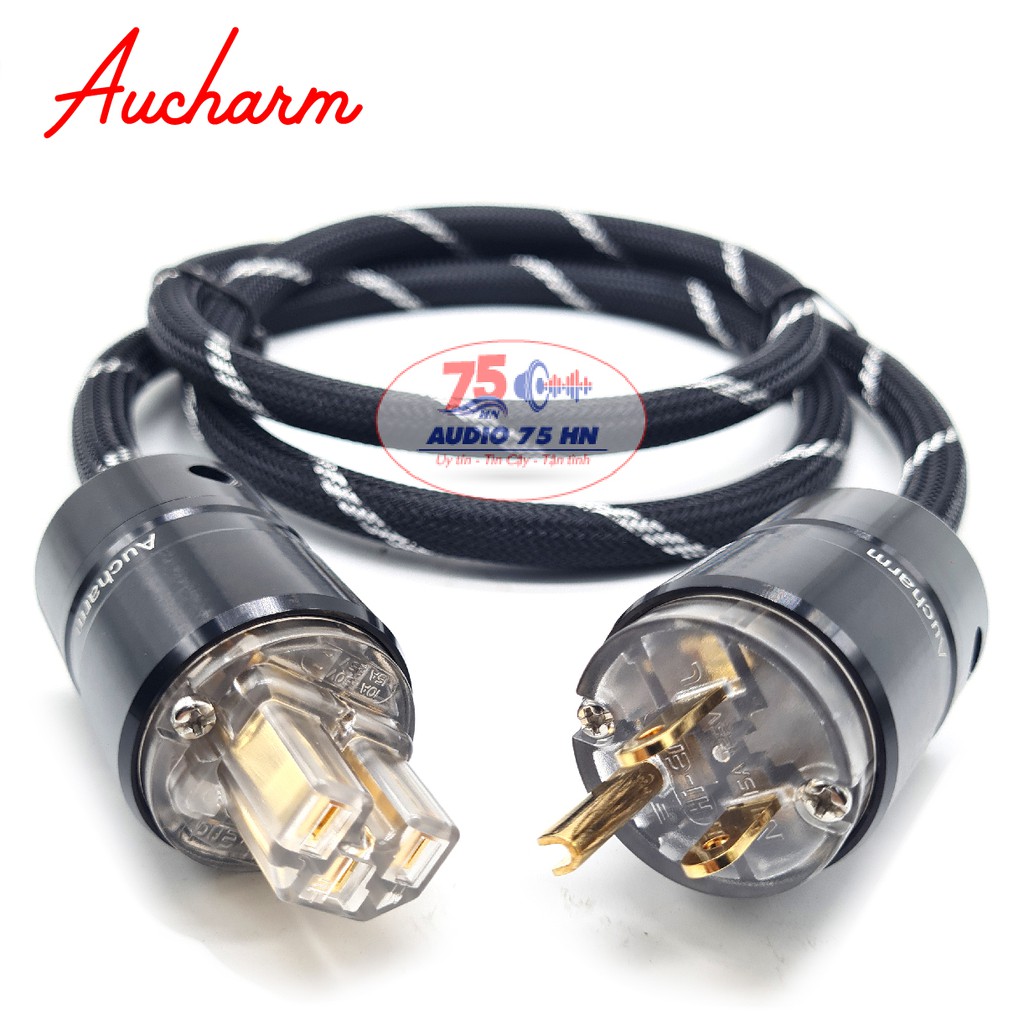 Dây nguồn âm thanh Aucharm cao cấp, tiêu chuẩn Mỹ