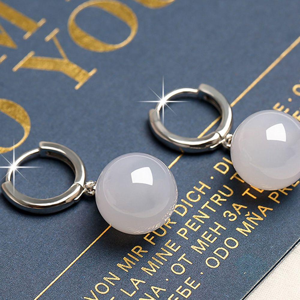 Bông Tai Acrylic Hình Tròn Thời Trang Cho Nữ