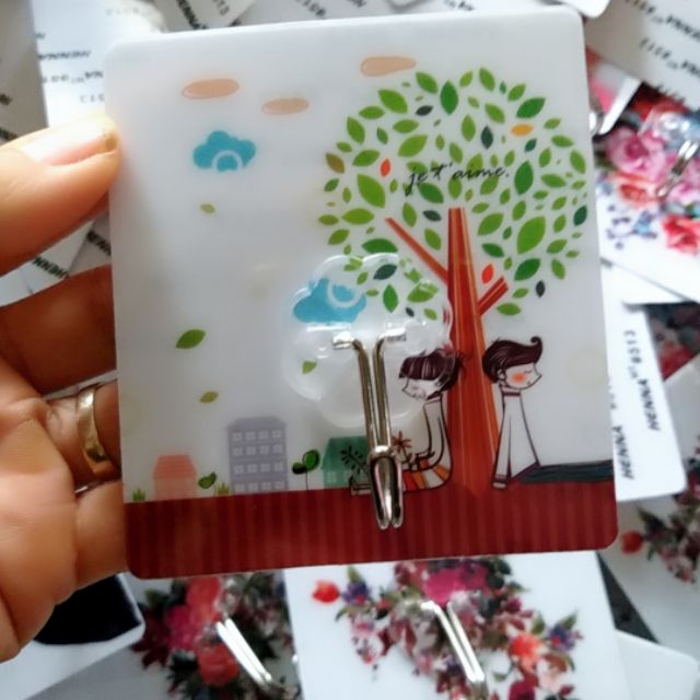 10 móc dán tường 3d sỉ