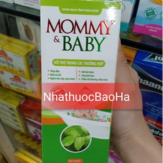 Sữa tắm gội toàn thân mommy & baby 300ml an toàn cho cả mẹ và bé