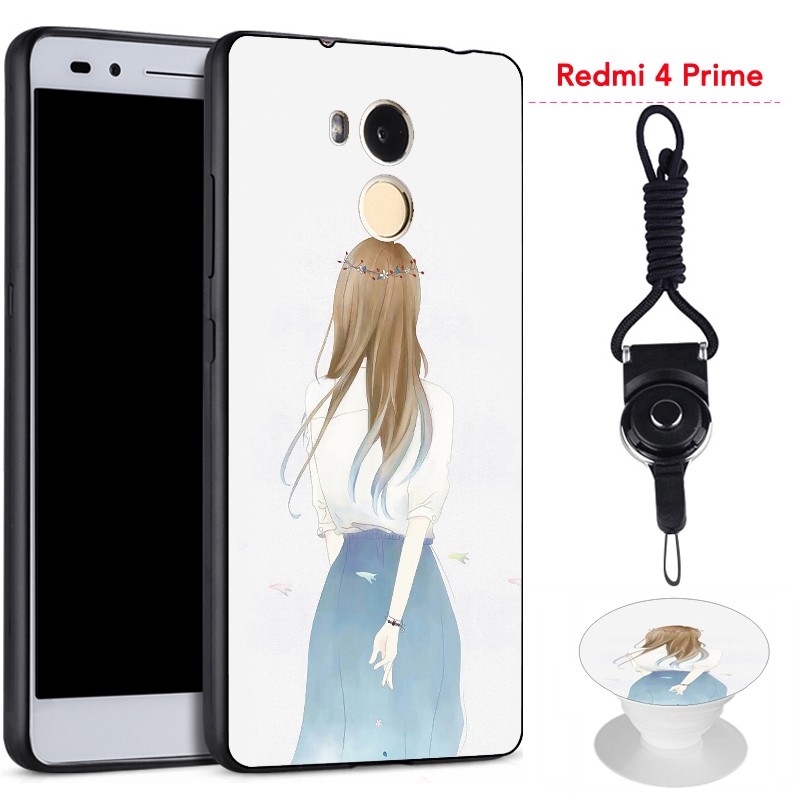 Ốp điện thoại silica gel mềm dành cho Xiaomi Redmi 4 Prime