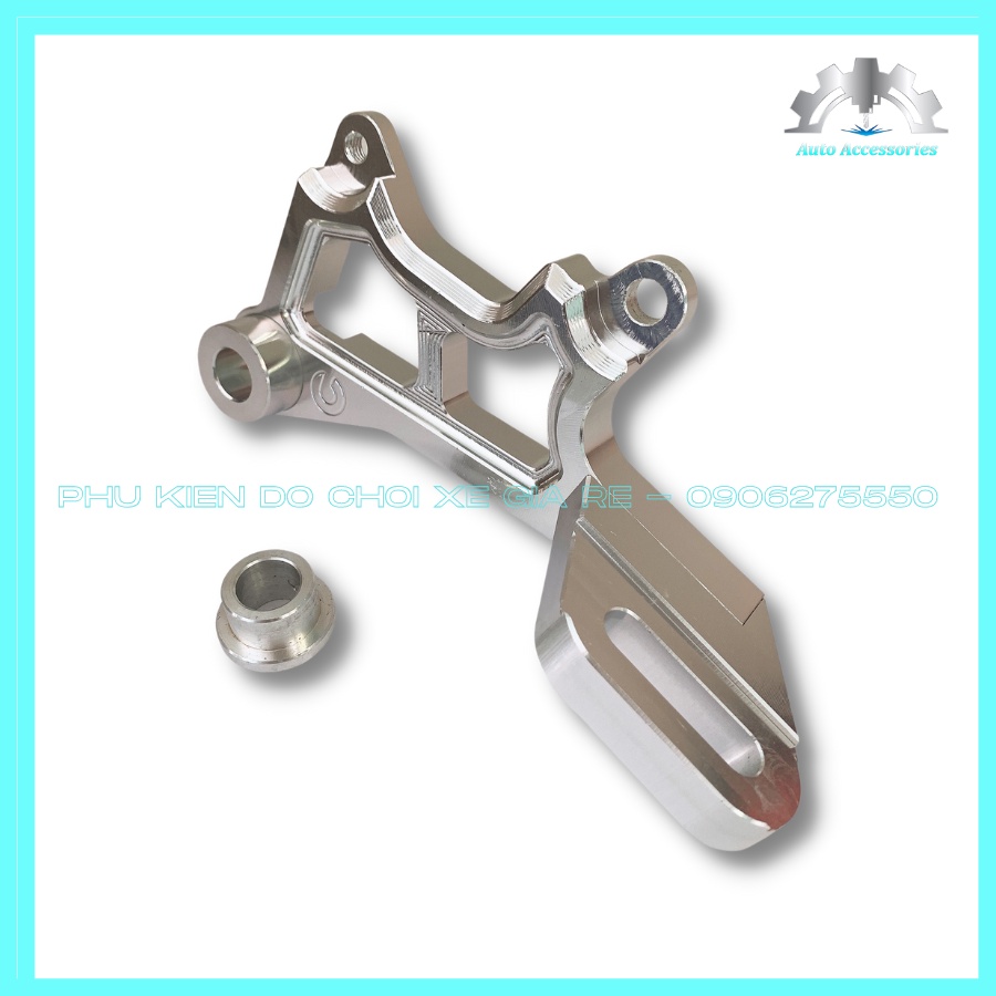 Pát CNC - Pát Sau Heo quay lên Exciter Ex150 Ex155 gắn Heo Dầu Zin theo xe đi đĩa size 220mm - CNC sắc xảo