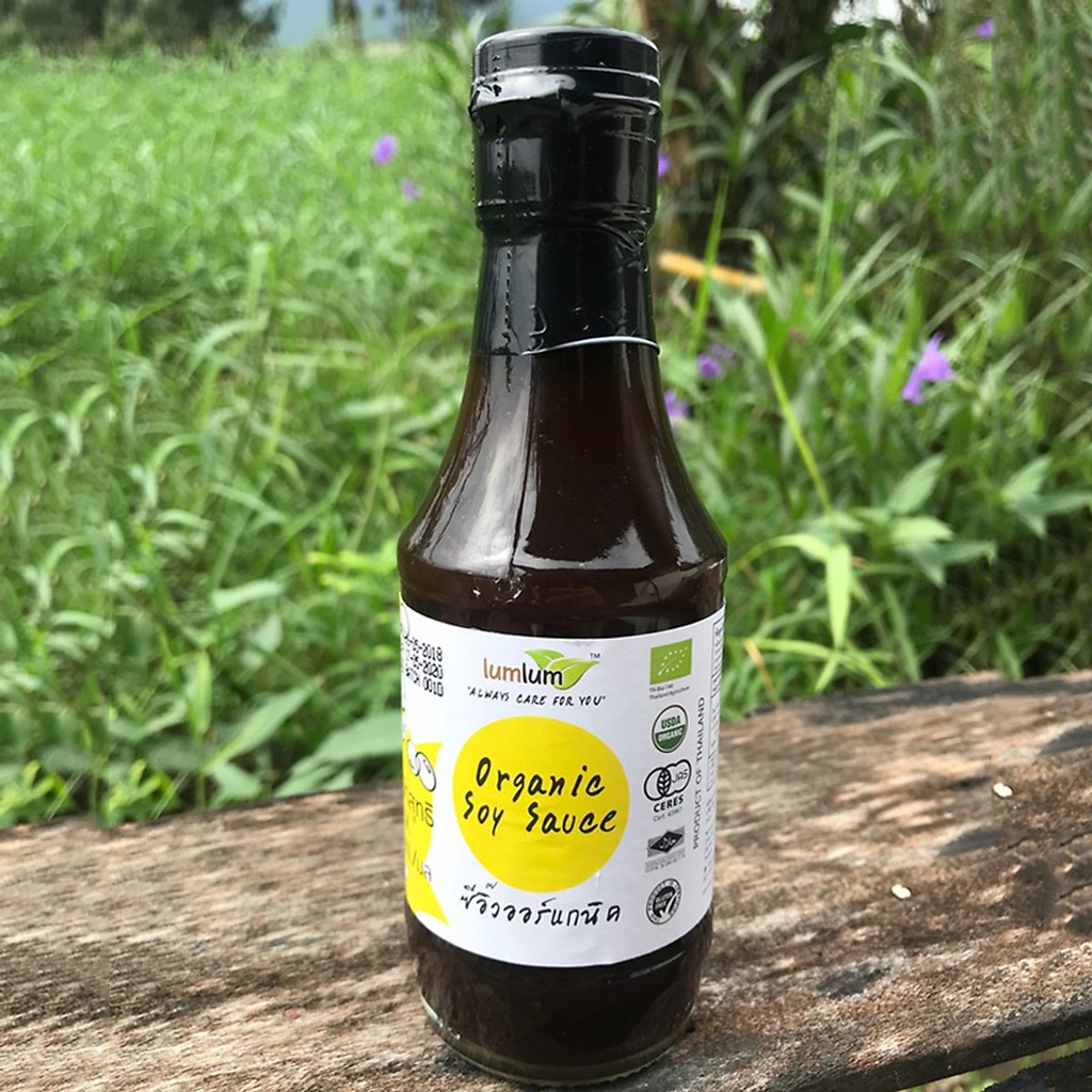 Nước tương đậu nành Lum Lum Organic Soy Sauce 200ml