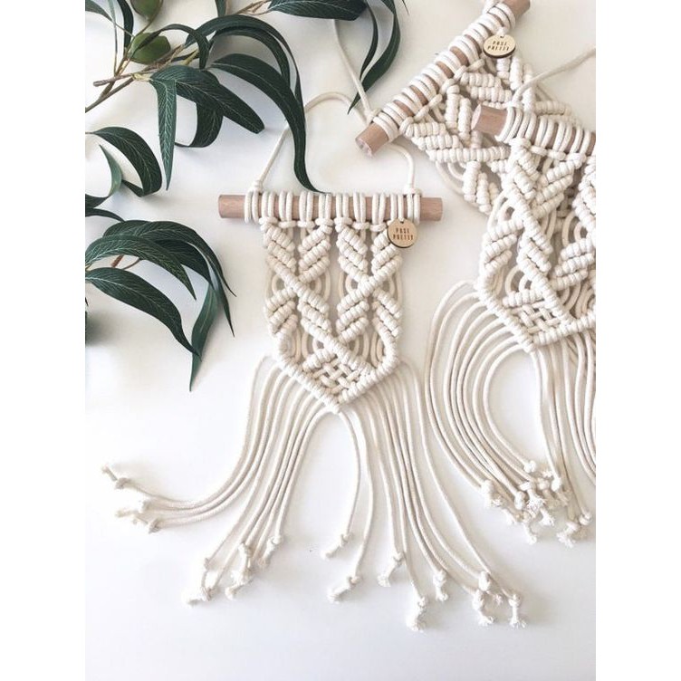 Rèm macrame dream catcher mini trang trí phòng