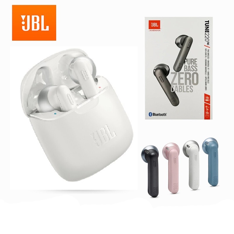 Tai Nghe Bluetooth JBL Tune 220 TWS 5.0 Siêu Bass Chống Ồn Bản Quốc Tế Tai Nghe Không Dây Ios Androido