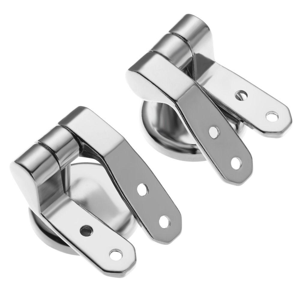LONTIME Bản Lề Mạ Chrome Bền Chắc Cho Nắp Bồn Cầu