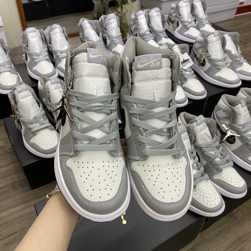 Full bill box+quà tặng🎁Giày thể thao Jd dior xám ghi cao cổ full phụ kiện nam nữ