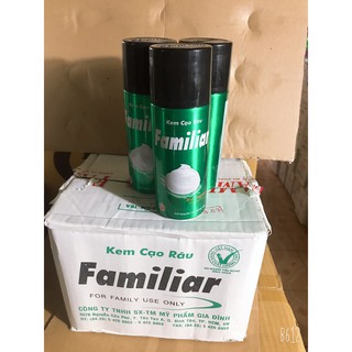 Bọt cạo râu Familiar 175g hương brut và hương trà xanh