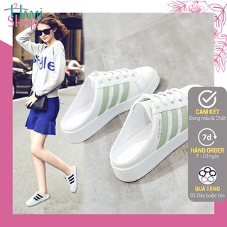 [Mã SKAMLTSM9 giảm 10% đơn 99K] Giày Thể Thao Hở Gót Nữ - Ảnh Shop chụp ở cuối