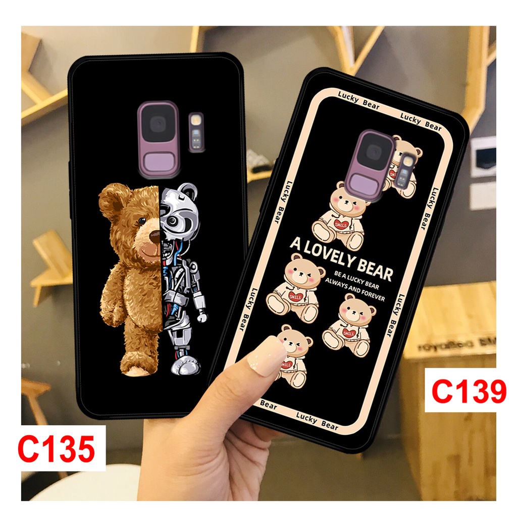 Ốp Samsung S9 - S9 Plus in hình gấu đáng yêu,cute. ốp rẻ bền đẹp.
