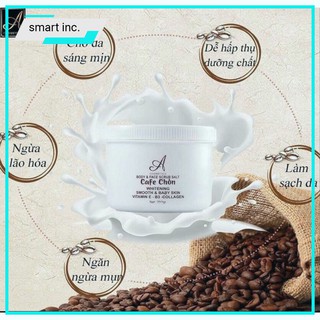 Tẩy Tế Bào Chết A Cosmetics Muối Cafe Chồn (Body And Face Scrub Salt Acosmetics ACosmetic) Mỹ Phẩm Phương Anh A Cosmetic