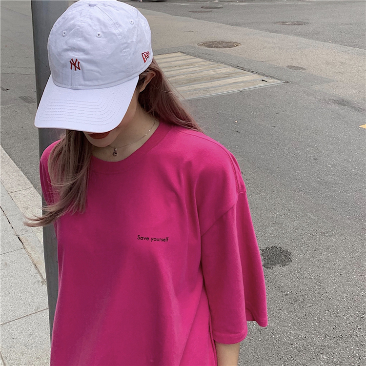 Áo Thun Ngắn Tay Dáng Rộng In Họa Tiết Cá Tính Trẻ Trung | BigBuy360 - bigbuy360.vn