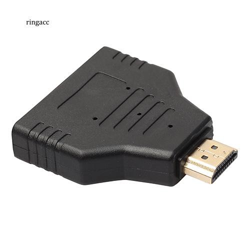 Đầu chia HDMI 1 đầu đực ra 2 đầu cái tiện dụng cho TV/máy chiếu/màn hình LCD