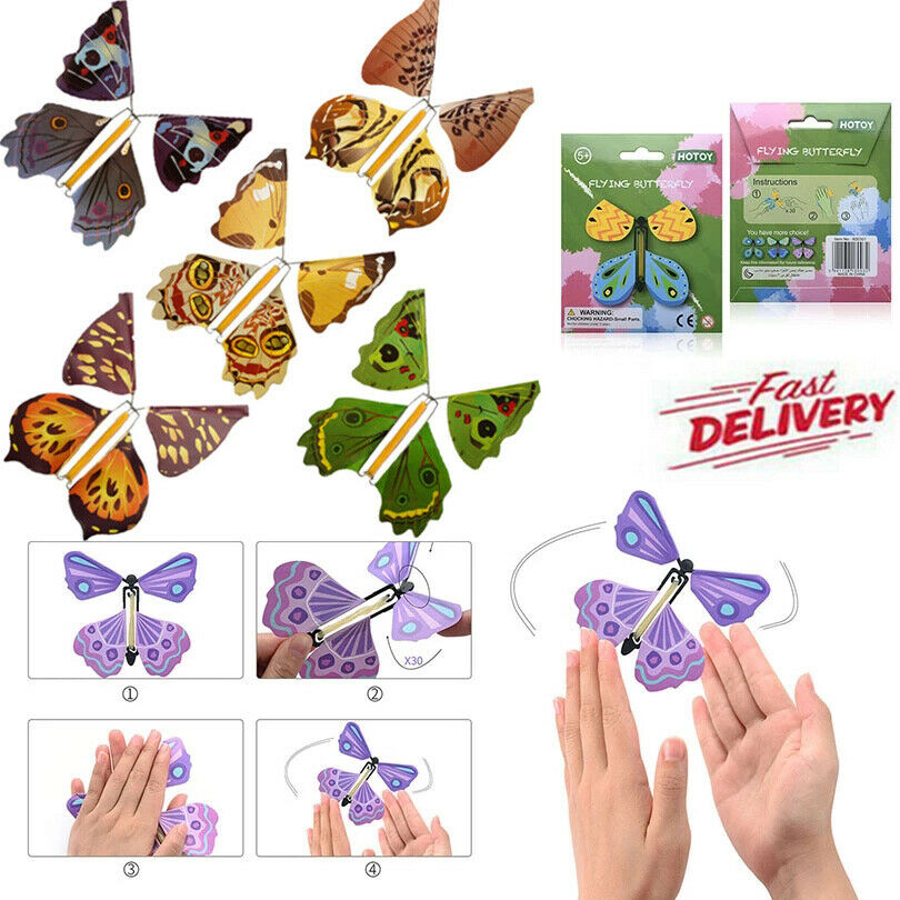 Thiệp Sinh Nhật Hình Bướm Bay Ma Thuật