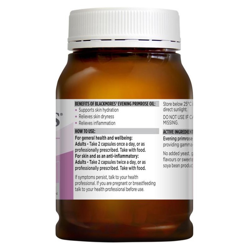 Tinh Dầu Hoa Anh Thảo Blackmores Evening Primrose Oil,190 viên