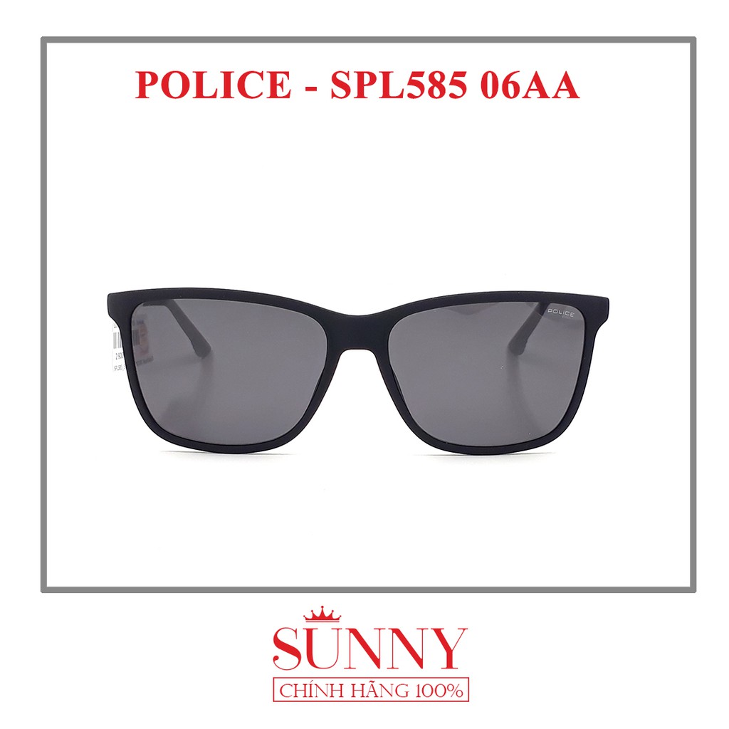 Kính mát thời trang Police SPL585 nhiều màu, thiết kế dễ đeo bảo vệ mắt