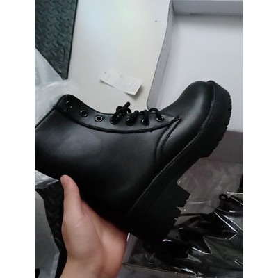 [ORDER] Boot nữ màu đen cổ cao phong cách Anh 2020 - Ảnh thật