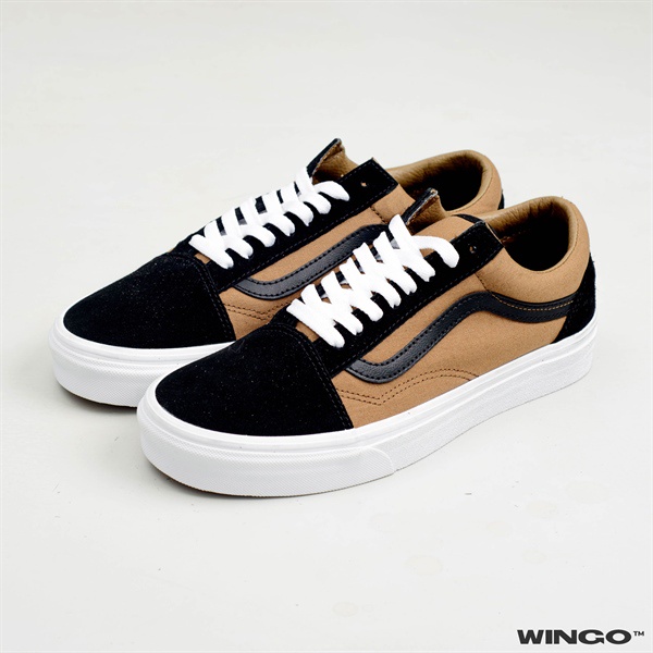 (Giày Chính Hãng) Vans Old Skool 2 tone Black / Brown