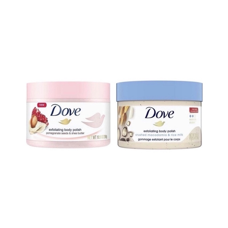 [Bản Đức/US] Tẩy da chết body Dove Exfoliating Body Scrub