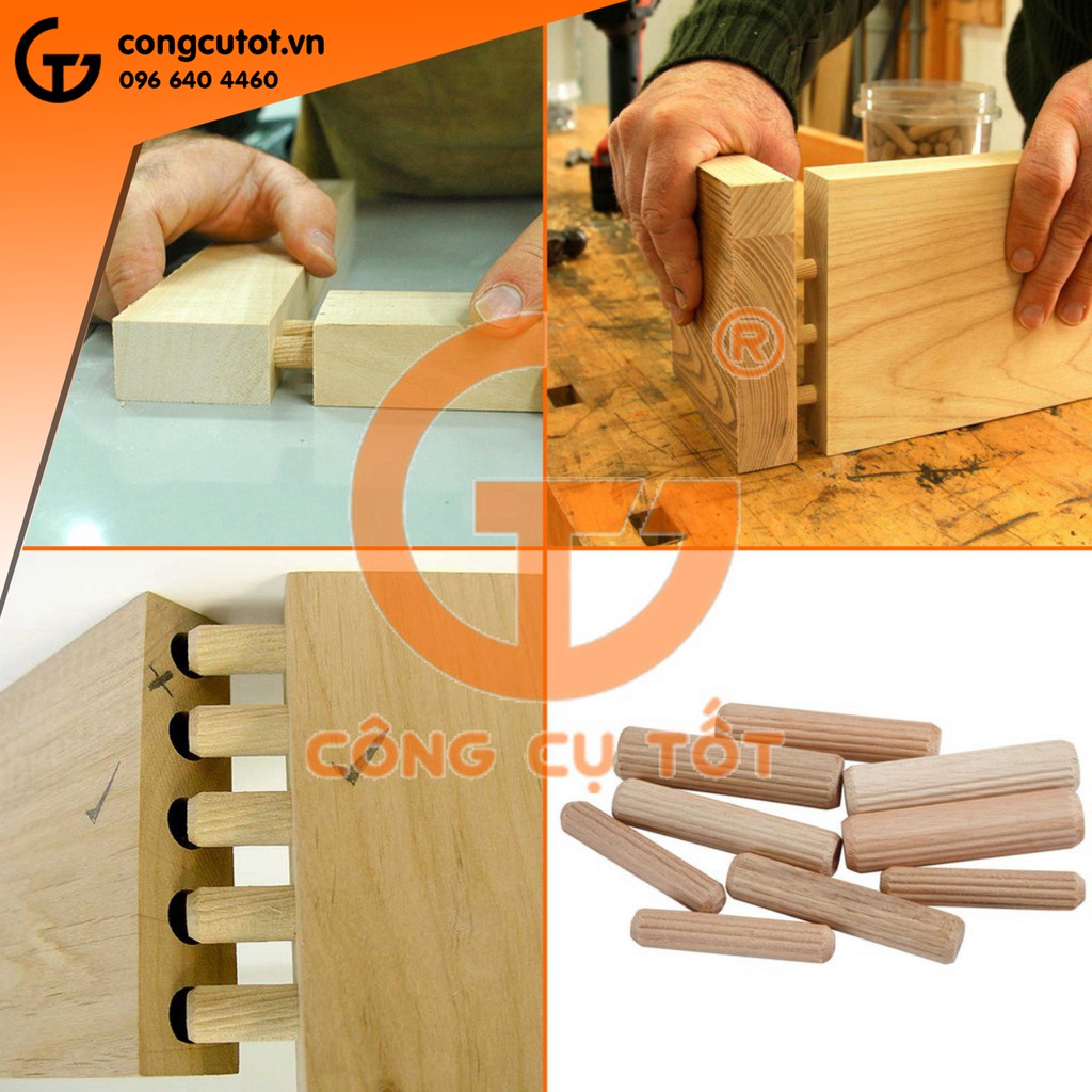 Chốt gỗ Tần Bì túi 50con
