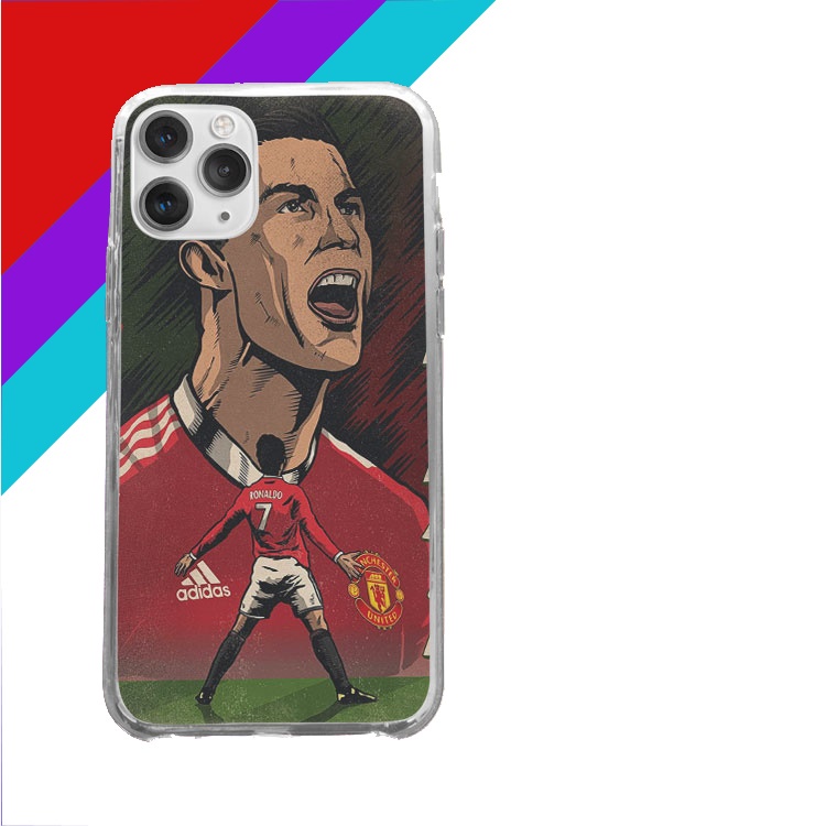 Ốp lưng silicon ronaldo ăn mừng bàn thắng 3 cho iphone 7 - iphone 12 RONPOD20210040