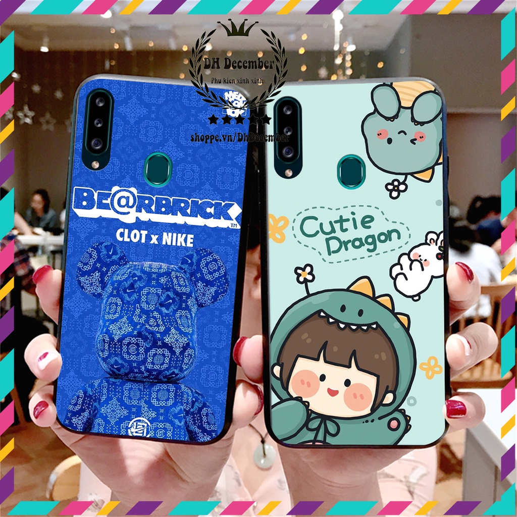 Ốp lưng Samsung A20S in hình 3D lucky, gấu Beer xinh xắn - KHÔNG NÊN BỎ LỠ