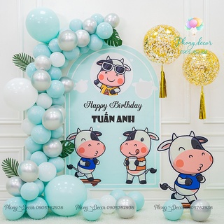 Combo bóng trang trí sinh nhật cho bé tuổi trâu