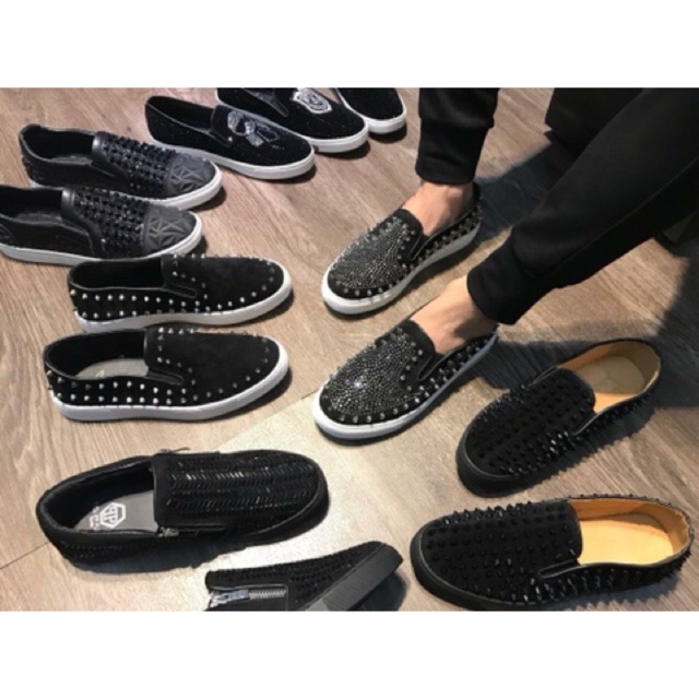 Giầy slipon Pp đính đá cao cấp!!