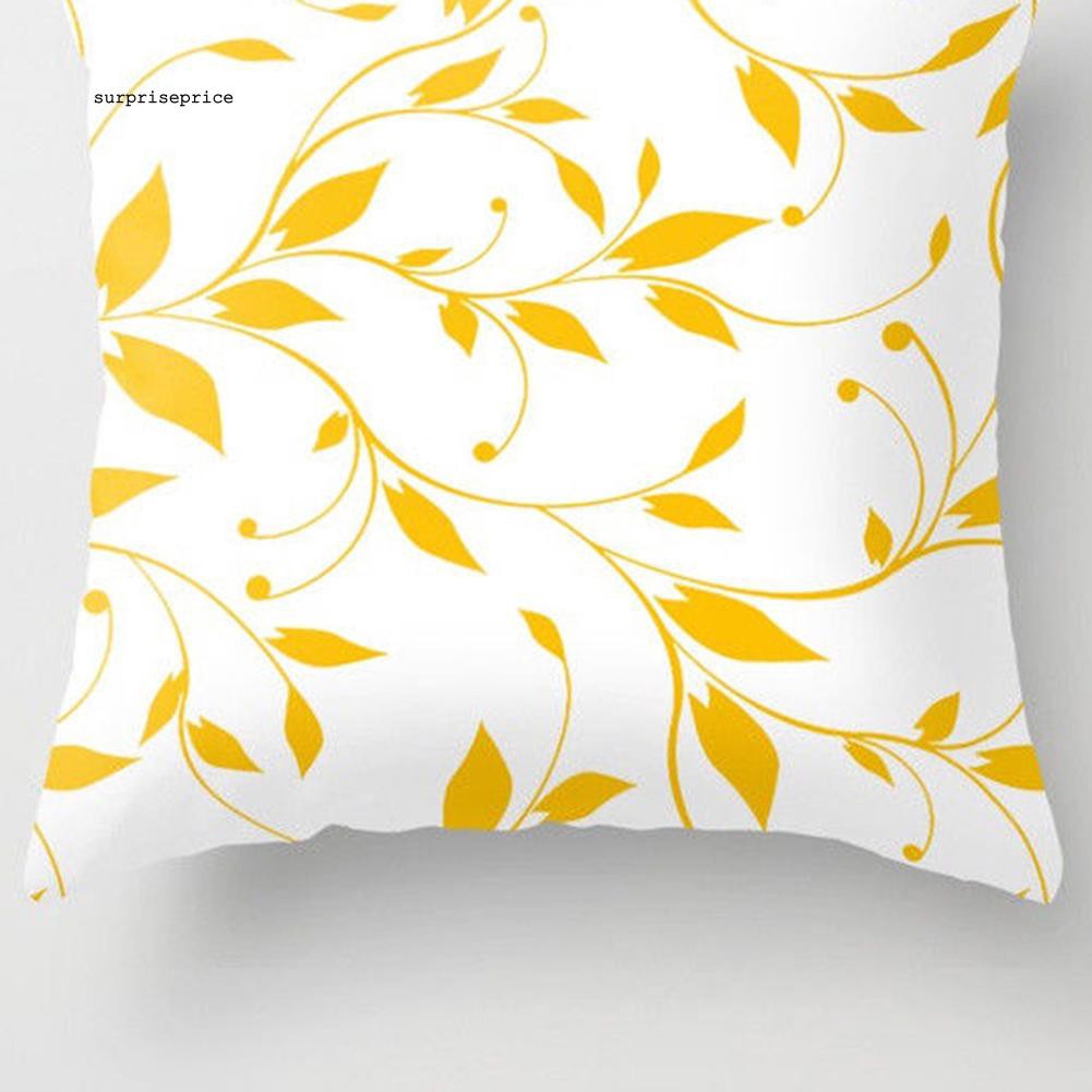 Áo gối khổ vuông 45cm X 45cm in họa tiết sáng tạo trang nhã