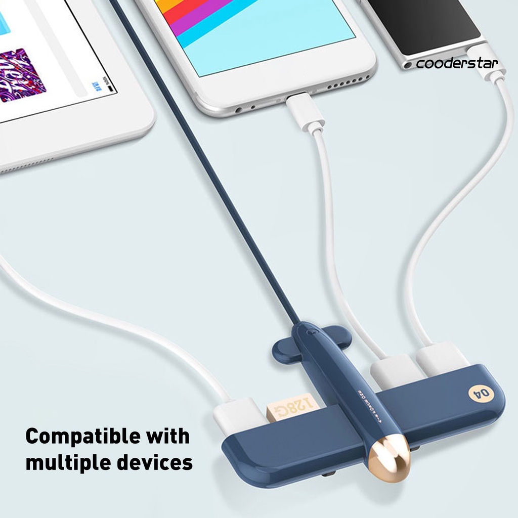 Đầu chuyển đổi 4 cổng USB 2.0 hình máy bay cho PC/ laptop