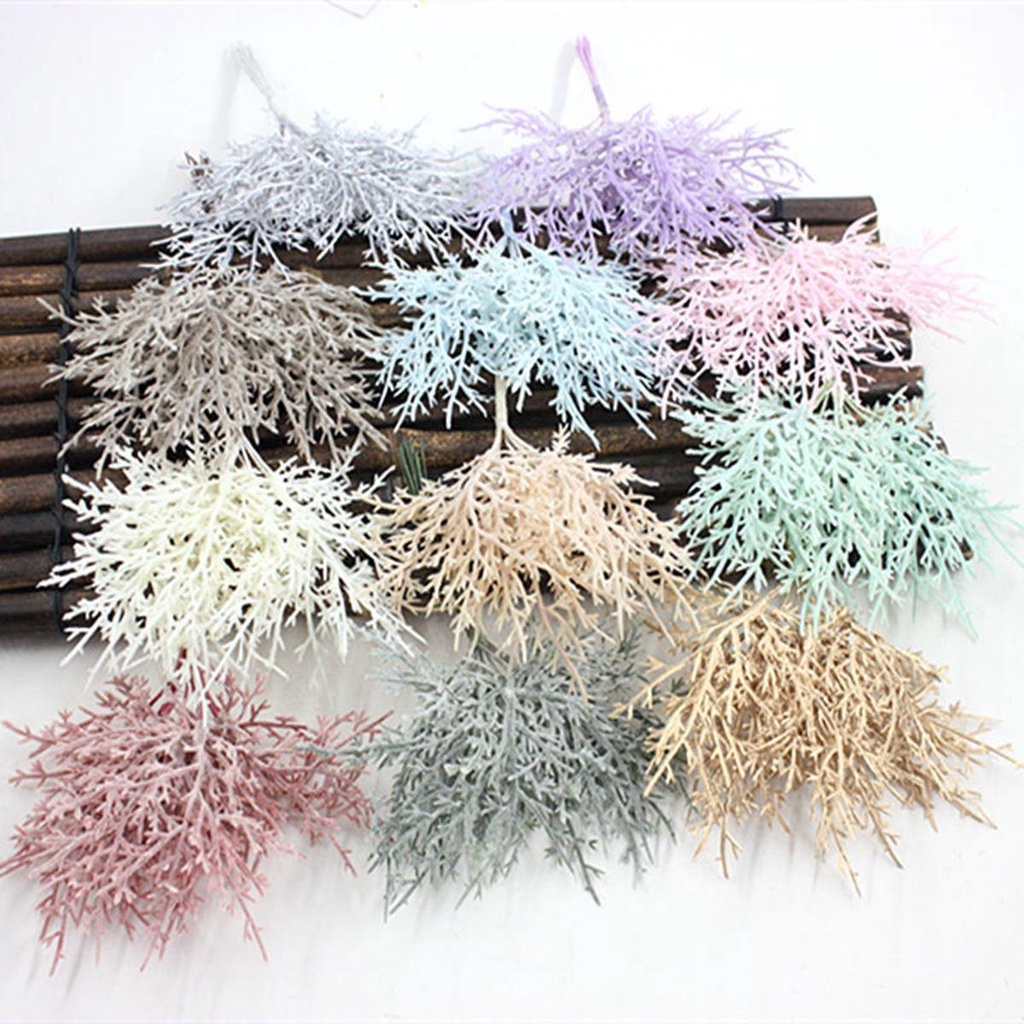 Vòng Hoa Bắp Rang Giả Mini Dùng Trang Trí Nhà Cửa DIY