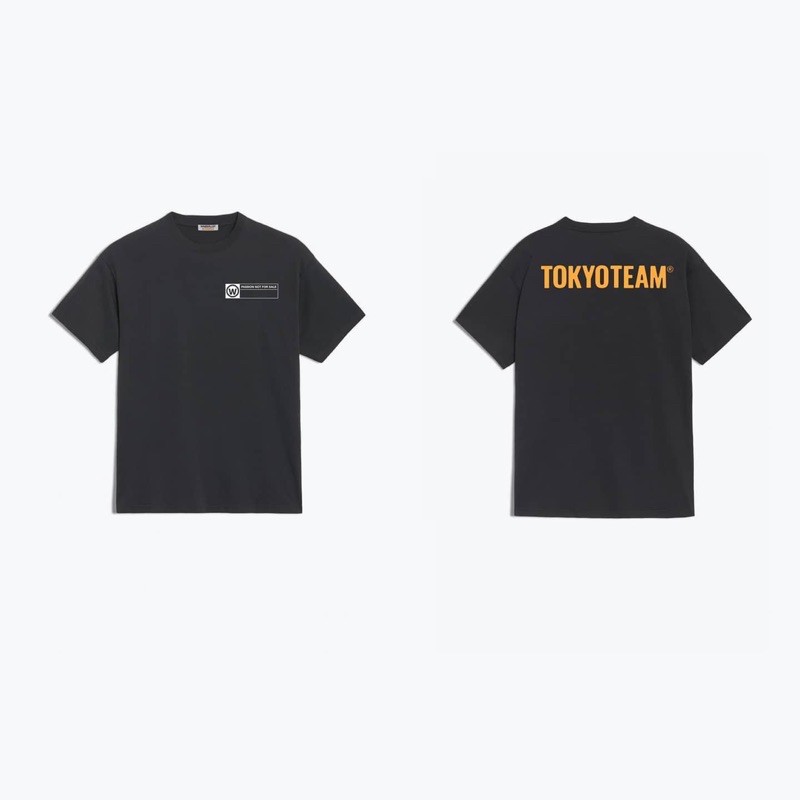 TST/WNDR1ST ID BLACK T-SHIRT.