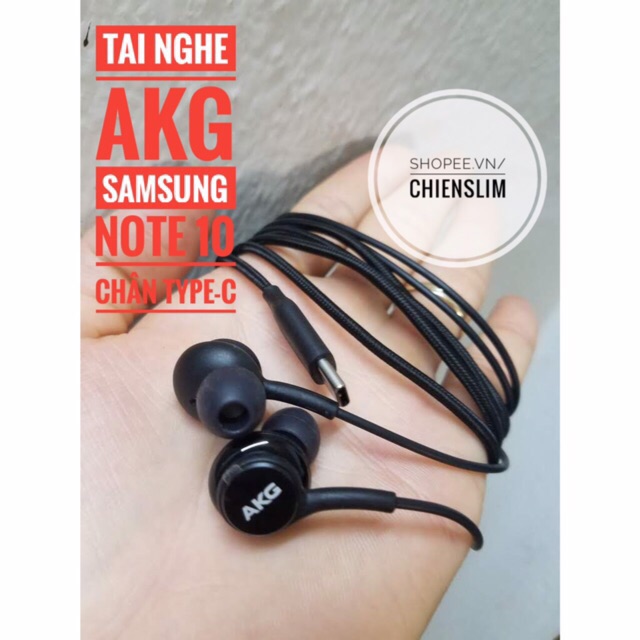 [Chính hãng] Tai nghe AKG Samsung Note 10 chân Type-C (Tặng hộp đựng)