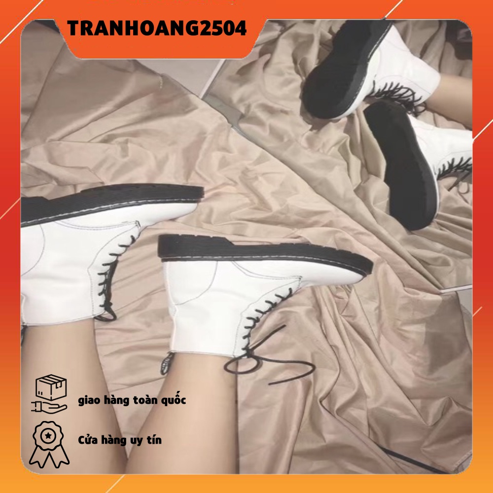 BỐT TRẮNG ĐEN cao cổ hàng loại 1 SẴN ẢNH THẬT