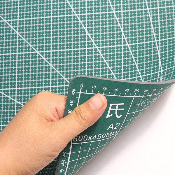 Tấm lót cắt giấy bảng kê Cutting Mat A2 45*60cm, thớt cắt giấy Kirigami khổ A2, tấm lót cắt giấy tự lành