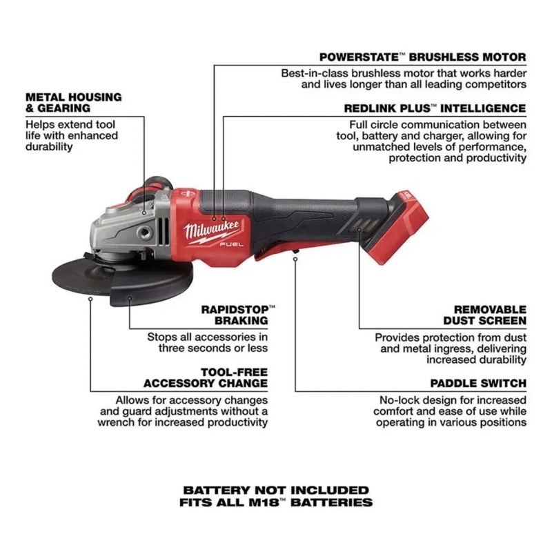 MÁY MÀI MILWAUKEE 2980-20 NEW