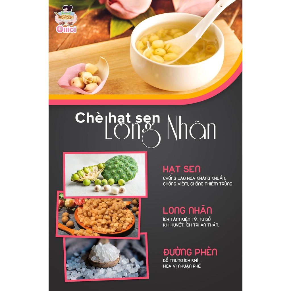 Chè Sen Long Nhãn (SET 2025 CHÉN) BẾP CỦA MẸ ONICI