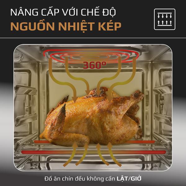 Nồi Chiên Không Dầu OLIVO AF15 - Dung Tích 15L - 16 Chức Năng -  2000W -   )