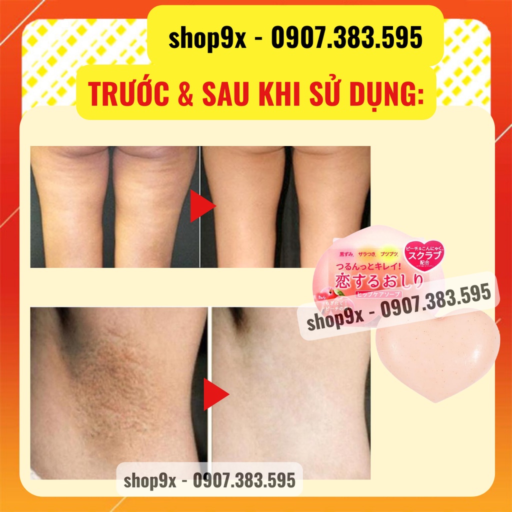 Xà Phòng Giảm Thâm Dưỡng Sáng Mông Pelican For Back 80g Trái Đào