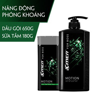 Combo Dầu gội nước hoa X-Men for Boss Motion