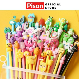 Rẻ nhất Sỉ 10 Bút Gel Nước Cute dễ thương, ngộ nghĩnh nhiều mẫu
