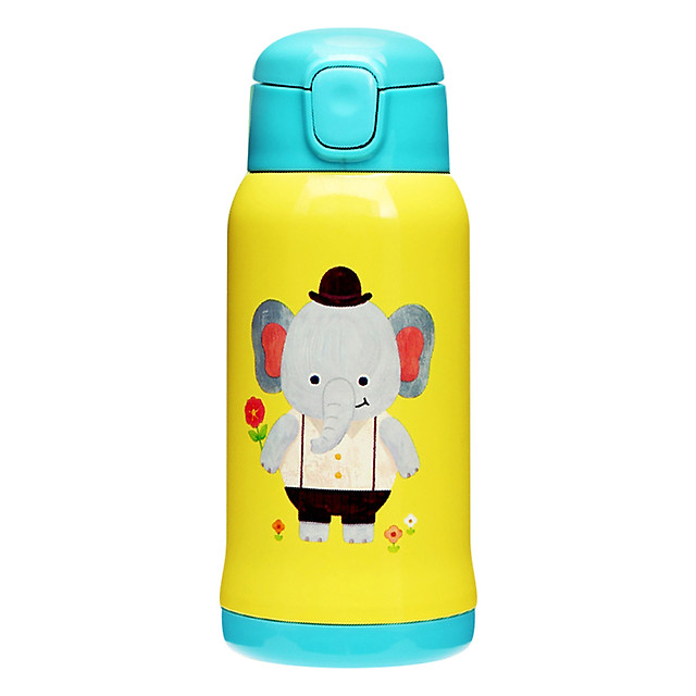 Bình Giữ Nhiệt Cartoon Vacuum Bottle Lock&Lock LHC1435 (550ml) - Vàng hình voi con